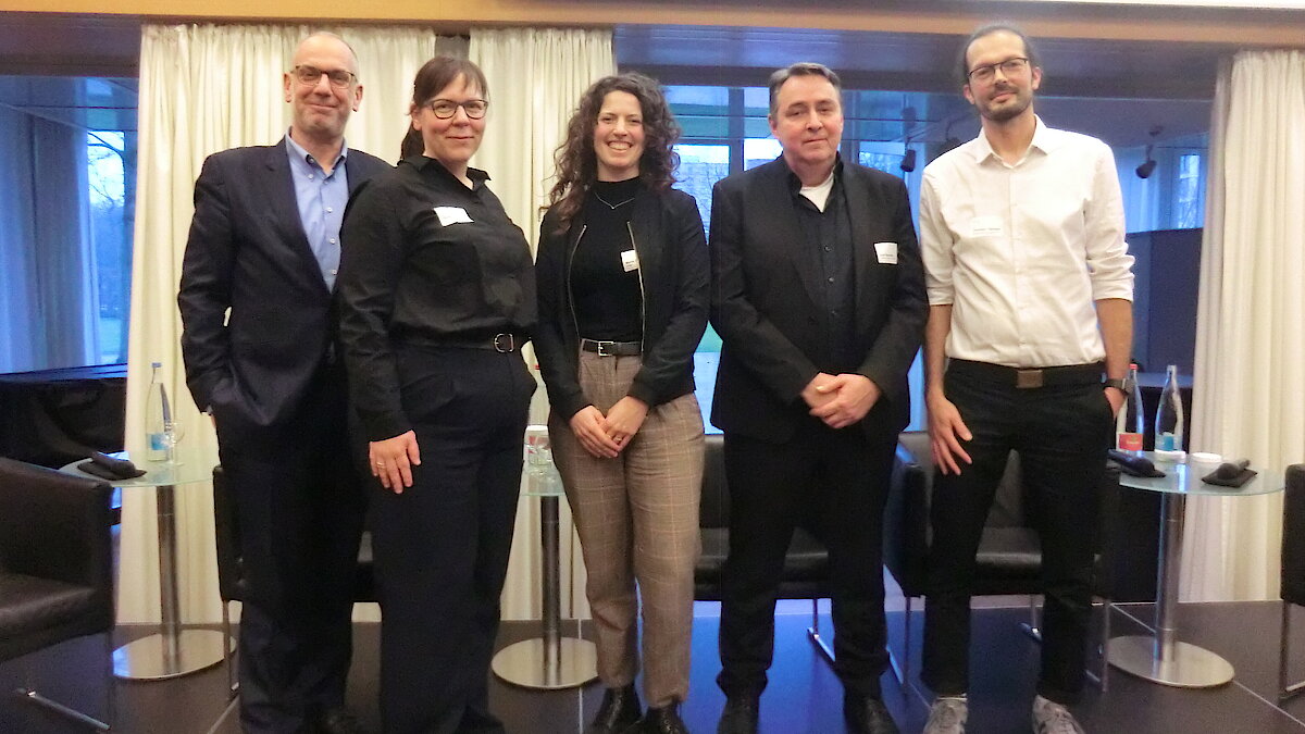 Alex Möller, Christine Eisenmann, Marie Dornoff, Ralf Nachbar und Dr. Christian Ramelli